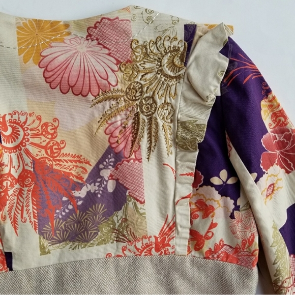 Anthropologie Iced Juniper Patchwork Jacket - Picture 5 of 7